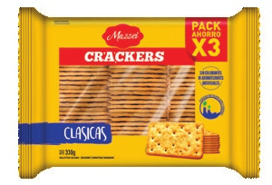 Crackers Tripack Clásicas 330g