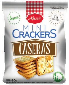 Mini Crackers - Mini Crackers Casera 180g