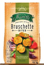 Maretti - Maretti Bruschette Bites Vegetales Mediterráneos 70g