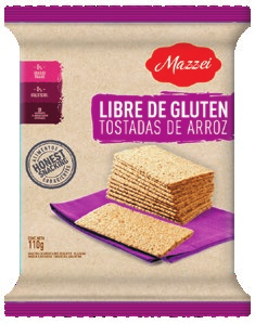 Tostadas de Arroz Sin Gluten 110g